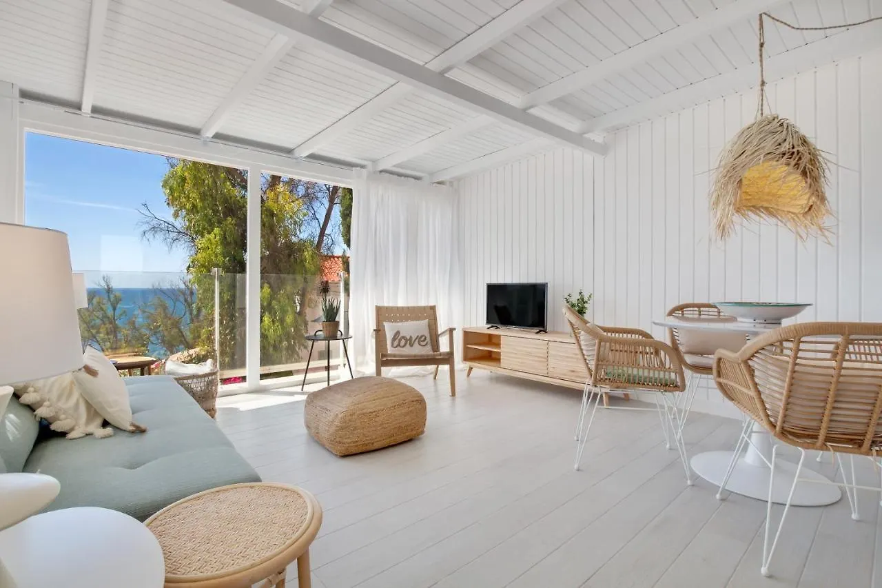 Casa De La Playa. Beach House With Magnificent Sea Malaga Apartment